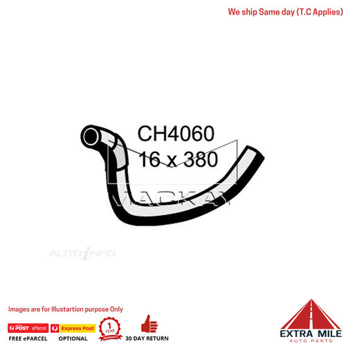 Heater Hose for Holden Rodeo RA 3.0L I4 Turbo Diesel Manual / Auto Mackay