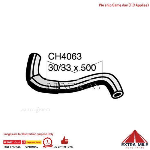 Mackay Radiator Lower Hose For Toyota Corolla CE110R 2.0L Diesel Man & Auto