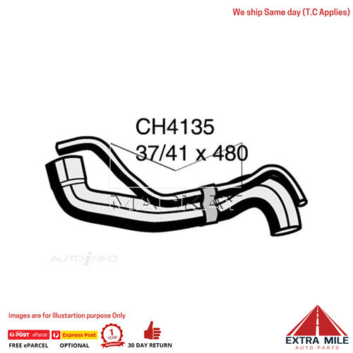  CH4135 Radiator Upper Hose For Mercedes Benz Sprinter 316CDI 2.7L I5 Turbo Dsl