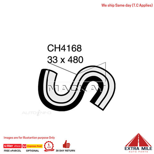 Mackay CH4168 Radiator Upper Hose For Holden Barina XC 1.4L I4 Ptl Manual/Auto