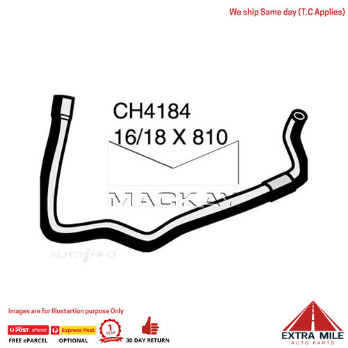 CH4184 Heater Hose for Toyota Hilux KZN165R 3.0L I4 Turbo Diesel Manual & Auto