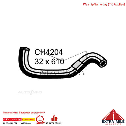 Mackay CH4204 Radiator Lower Hose For Toyota Tarago ACR30R 2.4L I4 Ptl Man&Auto