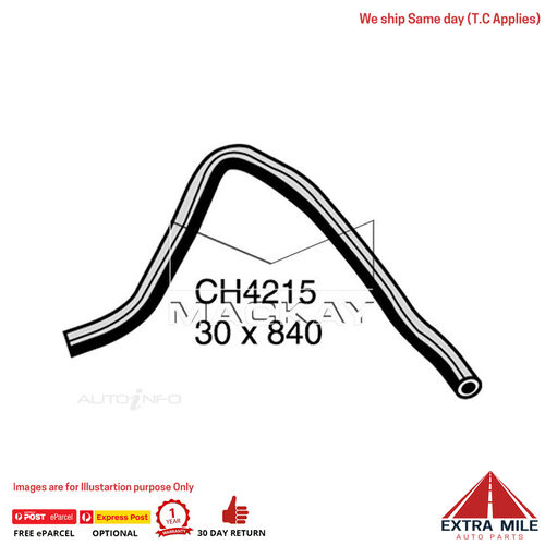 Bottom Hose For Honda Accord CB 2.3 Litre F23A USA Left Hand drive application