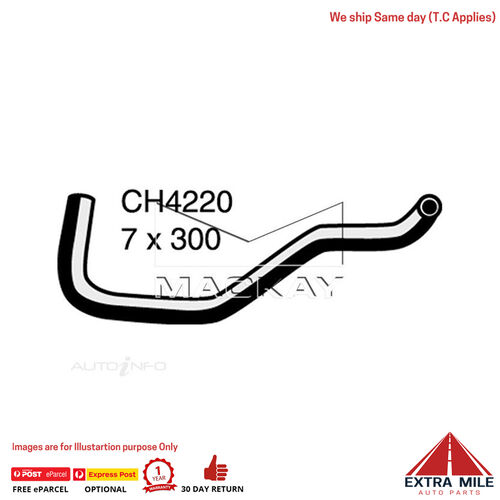 Mackay Engine By Pass Hose For Mazda 323 BG 1.8L Petrol Manual / Auto  - CH4220