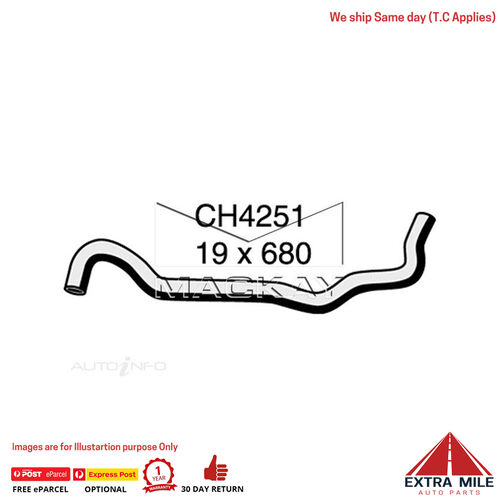 CH4251 Heater Hose for Nissan Micra K11 1.3L I4 Petrol Manual & Auto Mackay