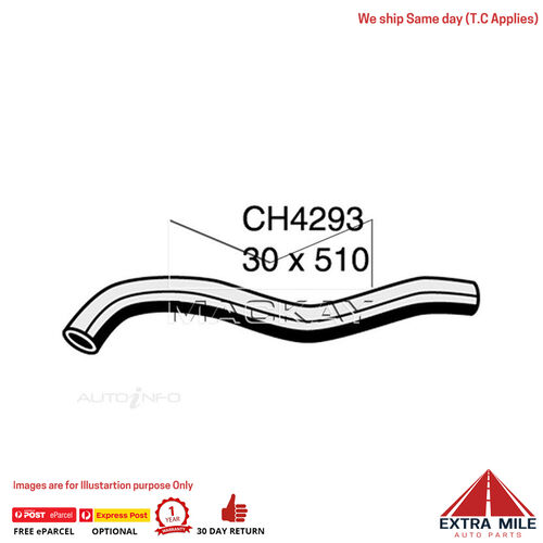 Mackay Bottom Hose For Honda Civic 7th Gen 2.4 litre K24A  - CH4293