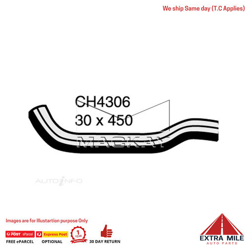 Mackay CH4306 Radiator Upper Hose For Honda Civic Fd 2.0L I4 Ptl Manual & Auto