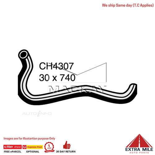 Mackay CH4307 Radiator Lower Hose For Honda Civic Fd 2.0L I4 Ptl Manual & Auto