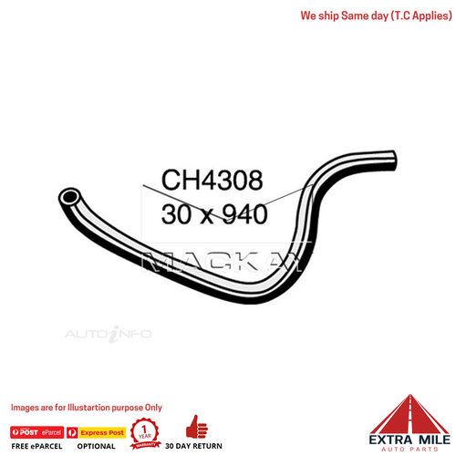 Mackay Bottom Hose For Honda Civic 7th Gen 2.2 Litre H22A  - CH4308