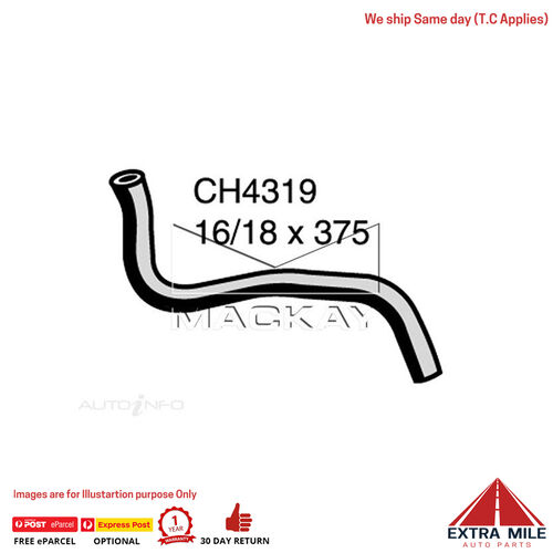 CH4319 Expansion Tank Hose for Volvo 850 tank to return pipe Mackay