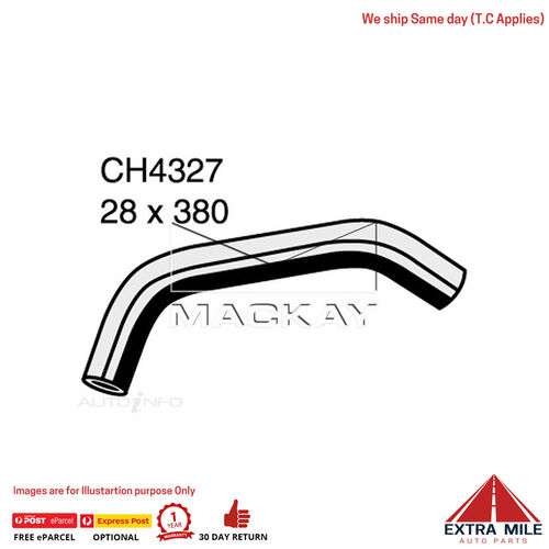 CH4327 Bottom Hose for Toyota Coaster HZB50R 4.2 Litre (1HZ) I6 12V SOHC Diesel