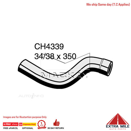  CH4339 Radiator Lower Hose For Chrysler Grand Voyager RG 3.3L V6 Ptl Manual