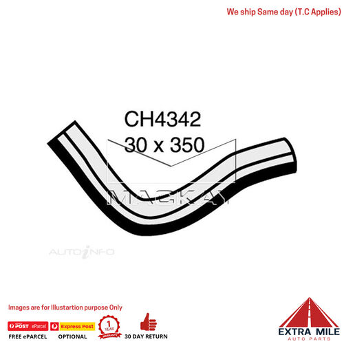 Mackay CH4342 Radiator Upper Hose For Mazda MX5 NB 1.8L I4 Petrol Manual/Auto