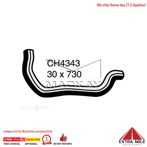 Mackay CH4343 Radiator Lower Hose For Mazda MX5 NB 1.8L I4 Petrol Manual/Auto