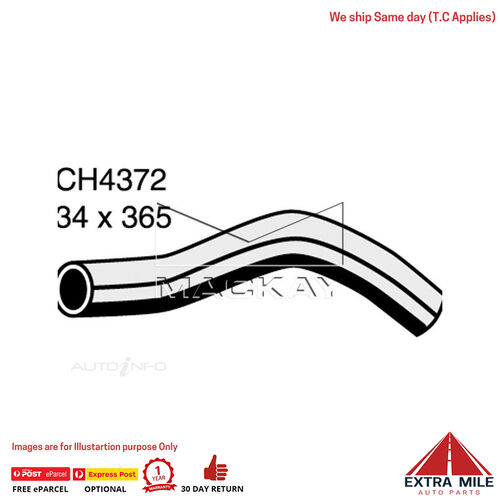 Mackay CH4372 Radiator Lower Hose For Nissan Infiniti G50 4.5L V8 Ptl Man&Auto