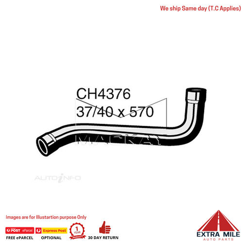 Mackay Radiator Lower Hose For BMW 635CSi E24 3.4L Petrol Manual / Auto