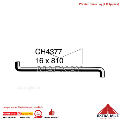 Mackay Heater Hose For Holden HT 307 c.i.d. Inlet (Suits With Fan)*  - CH4377