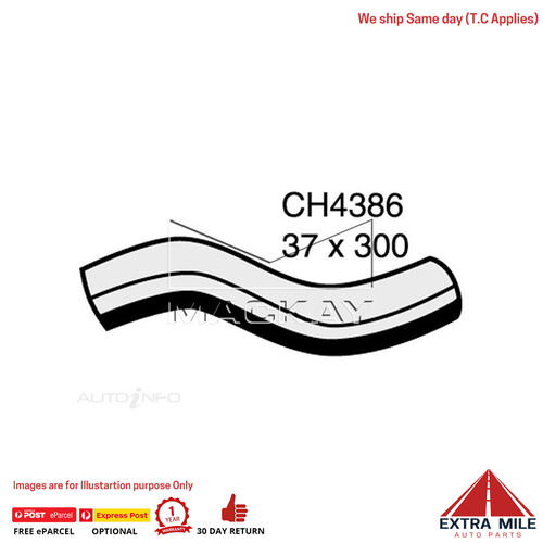 CH4386 Bottom Hose for Toyota Hilux (Overseas Model) KDN145 2.5 Litre 2KDTFV (Export Only)