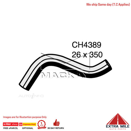 Mackay Radiator Upper Hose For Honda HR-V GH 1.6L Petrol Manual/Auto - CH4389