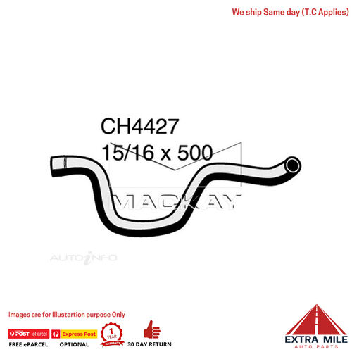 Mackay Heater Hose For Toyota Corolla NZE121R 1.5L Petrol Manual & Auto