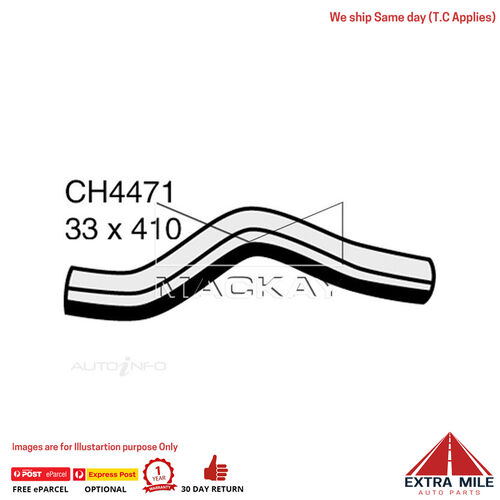 Mackay CH4471 Radiator Upper Hose For Toyota AURioN GSV40R 3.5L V6 Ptl Man&Auto