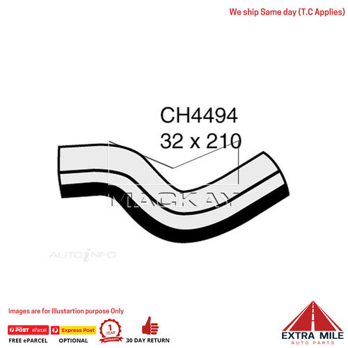 Mackay CH4494 Radiator Upper Hose For HUMMER H3 . 3.7L I5 Petrol Manual/Auto