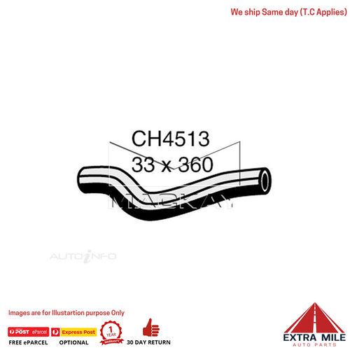 Mackay CH4513 Radiator Upper Hose For Holden EPICA EP 2.5L I6 Petrol Manual/Auto