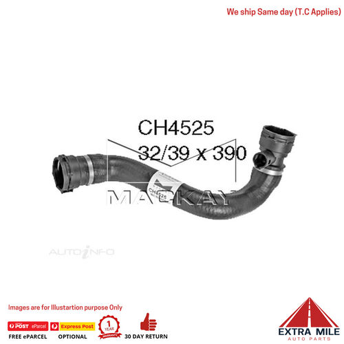 Mackay CH4525 Radiator Lower Hose For BMW 323i E46 2.5L I6 Petrol Manual/Auto