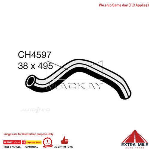 Mackay CH4597 Radiator up Hose For Ford Explorer UT UX UZ 4.0L V6 Ptl Man&Auto