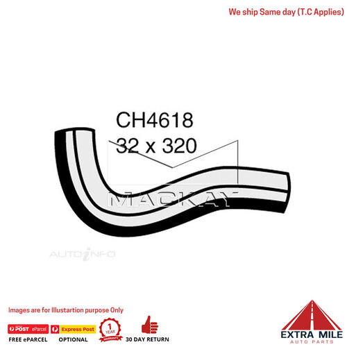 Mackay CH4618 Radiator Lower Hose For Toyota Hilux LN167R 3.0L I4 Dsl Man&Auto