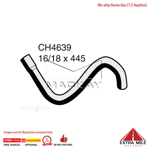 CH4639 Heater Hose for Toyota Hilux VZN167R 3.4 Litre 5VZ-FE * Mackay