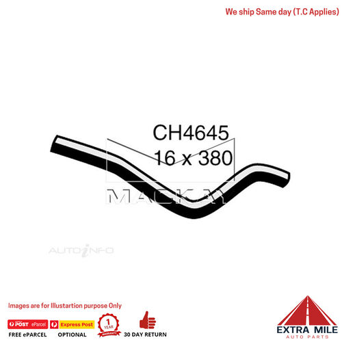 Heater Hose for Mitsubishi Lancer CJ 2.0L I4 Petrol Manual / Auto Mackay