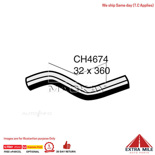 Mackay Radiator Upper Hose For Kia Rio JB 1.4L Petrol Manual/Auto - CH4674