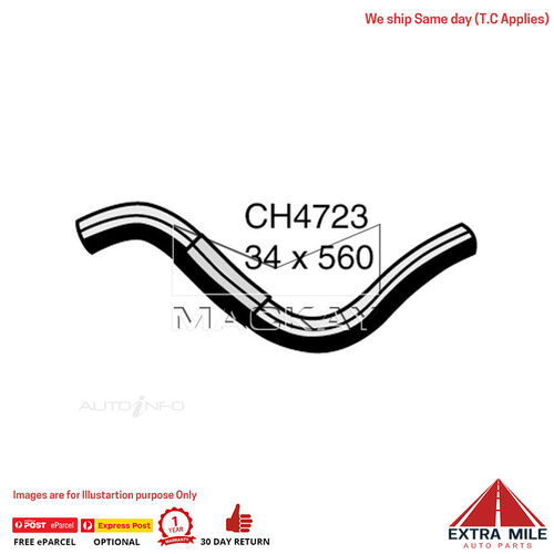 Mackay CH4723 Radiator Lower Hose For Hyundai Santa Fe Sm 2.4L I4 Ptl Man&Auto