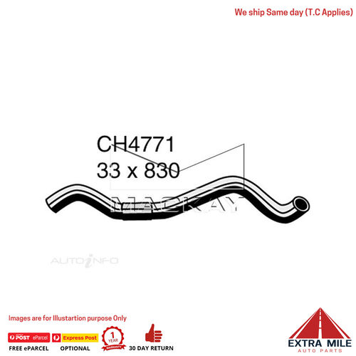 Mackay CH4771 Radiator Lower Hose For Nissan Navara D40 2.5L I4 Turbo Dslan&Auto