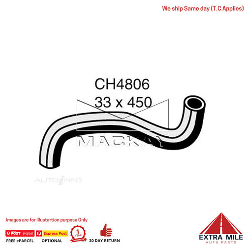 Mackay Bottom Hose For Nissan Tiida 1.6 Litre HR16DE  - CH4806