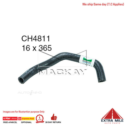 Mackay Heater Hose For Toyota Hilux KUN26R 3.0LTurbo Diesel Manual & Auto