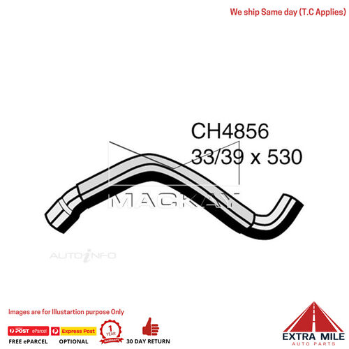 Mackay CH4856 Radiator Lower Hose For Nissan Patrol GU 3.0L I4 Turbo Dslan&Auto