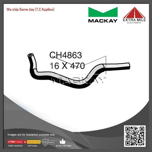 Mackay Coolant Recovery Tank Hose For Nissan Patrol GU 3.0L I4 Man Auto-CH4863