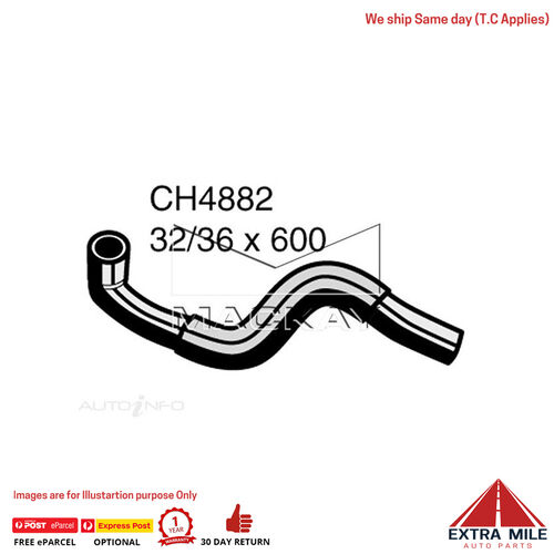 Mackay Bottom Hose For Lexus SC300 3.0 Litre 2JZGE  - CH4882