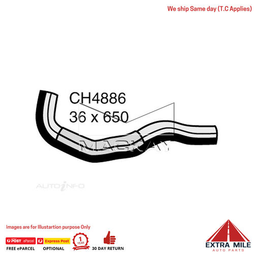 Mackay CH4886 Radiator Lower Hose For Lexus GS300 JZS160R 3.0L I6 Ptl Man&Auto