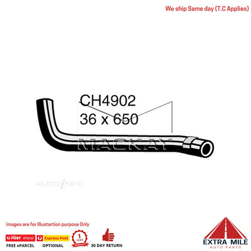 Mackay CH4902 Radiator Lower Hose For Lexus GS300 GRS190R 3.0L V6 Ptl Man&Auto