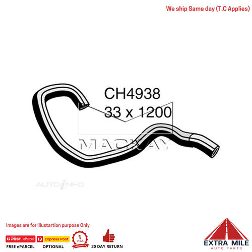 Mackay Radiator Lower Hose For Mitsubishi OutLander ZG ZH 2.4L Petrol Manual