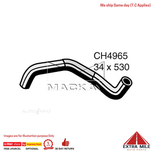 Mackay Bottom Hose For Nissan Z350 VQ35HR  - CH4965