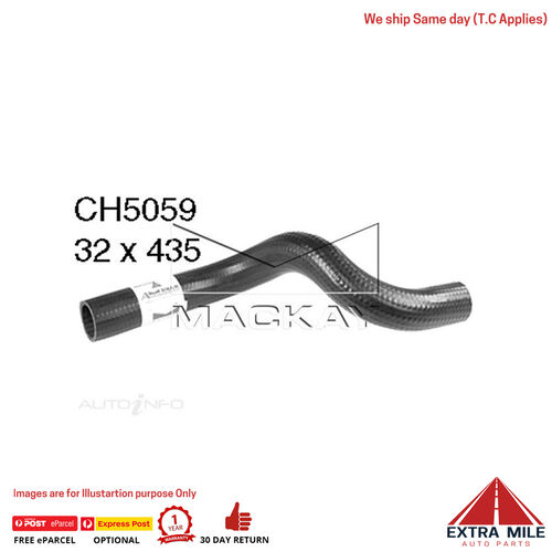 Mackay CH5059 Radiator Upper Hose For Holden Cruze JG 1.8L I4 Petrol Manual/Auto