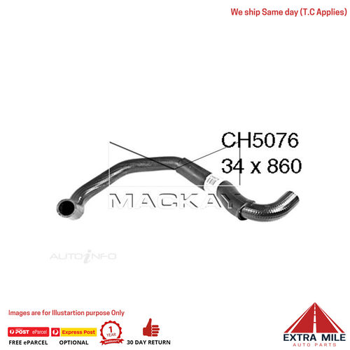 Mackay CH5076 Radiator Lower Hose For Nissan Navara D22 2.5L I4 Turbo Dslan&Auto