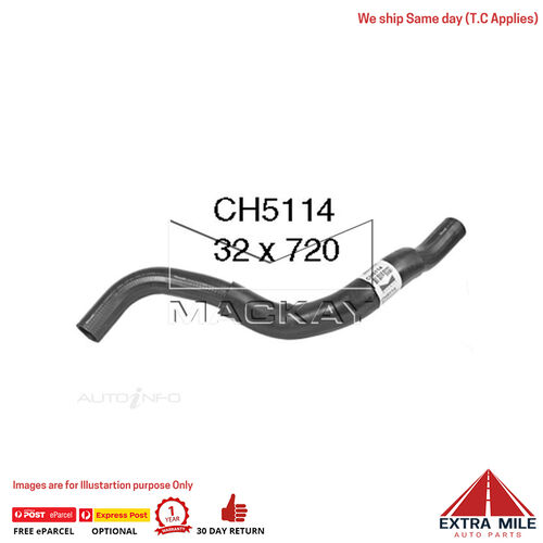 Mackay CH5114 Radiator Lower Hose For Kia Magentis Mg 2.7L V6 Ptl Manual & Auto