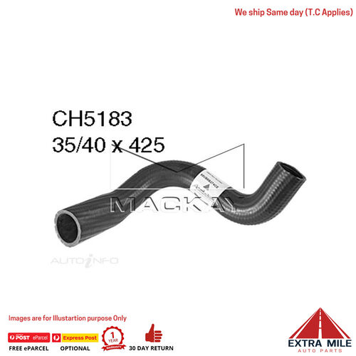 Mackay CH5183 Radiator Upper Hose For Ford Transit VF VG 2.5L I4 Diesel Man&Auto