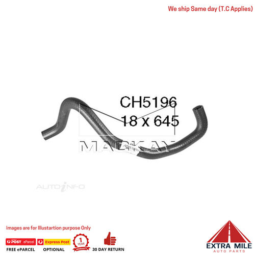 Mackay Heater Hose For Nissan X-Trail T31 2.5L Petrol Manual & Auto  - CH5196