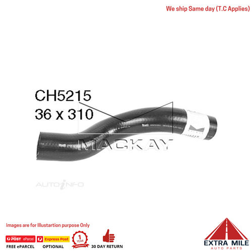 Mackay CH5215 Radiator Lower Hose For Holden Colorado RC 3.0L I4 Turbo Dslanual